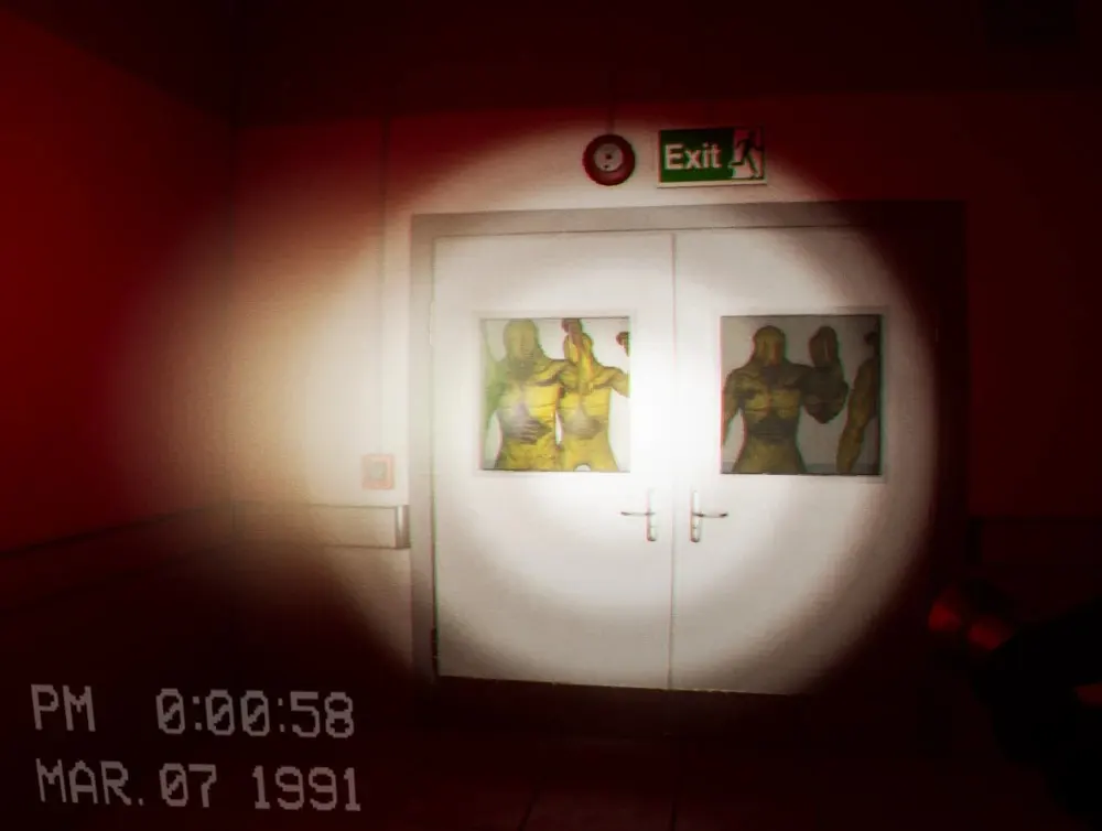 A Backrooms area used as a map reference